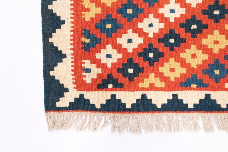 Tapis Kelim - Oriental - 98 x 65 cm - orange