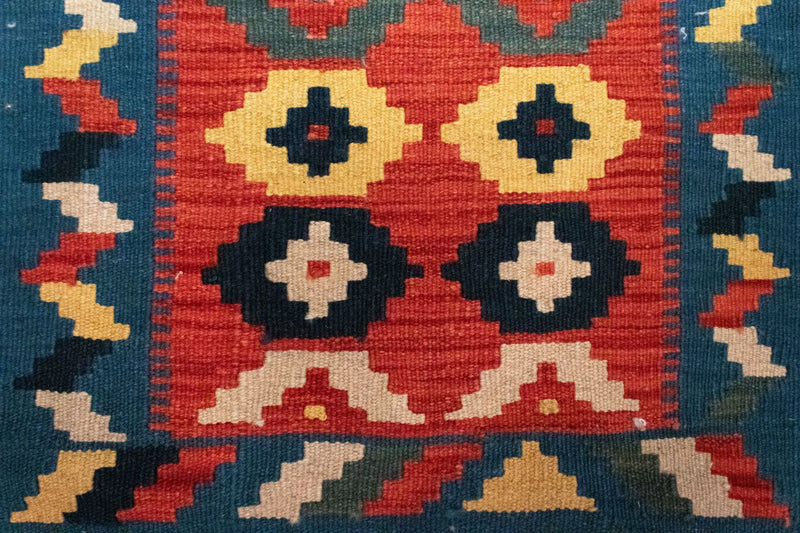 Tapis Kelim - Oriental - 87 x 62 cm - orange