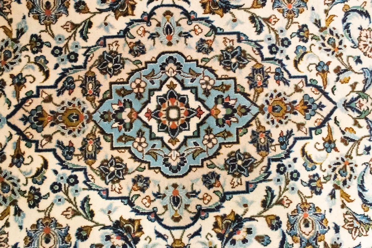 Tapis persan - Keshan - 292 x 193 cm - beige