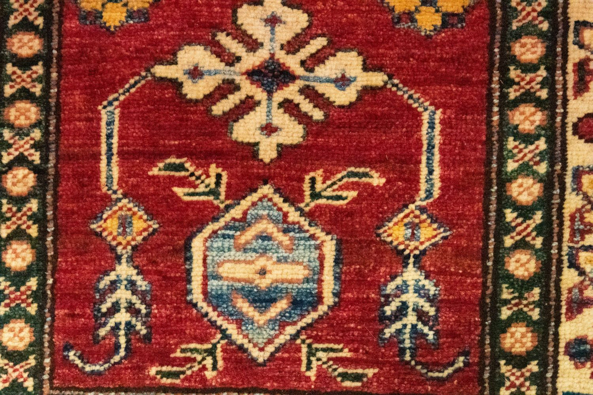 Tapis Ziegler - Kazak - 93 x 62 cm - rouge