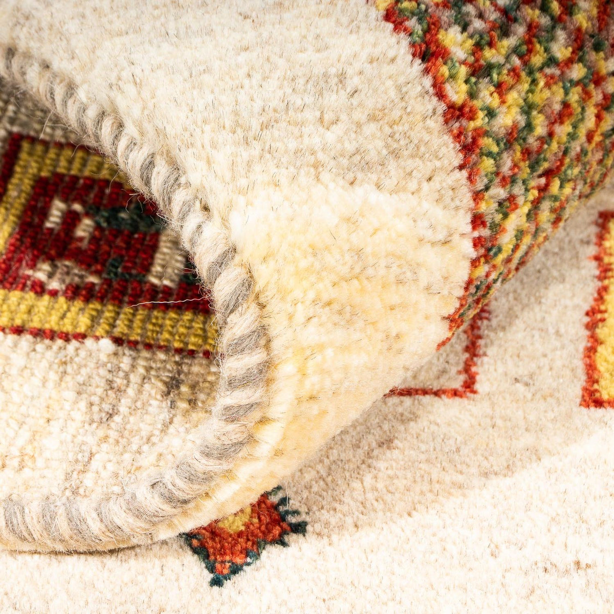 Tapis Gabbeh - Loribaft Persan - 150 x 106 cm - beige