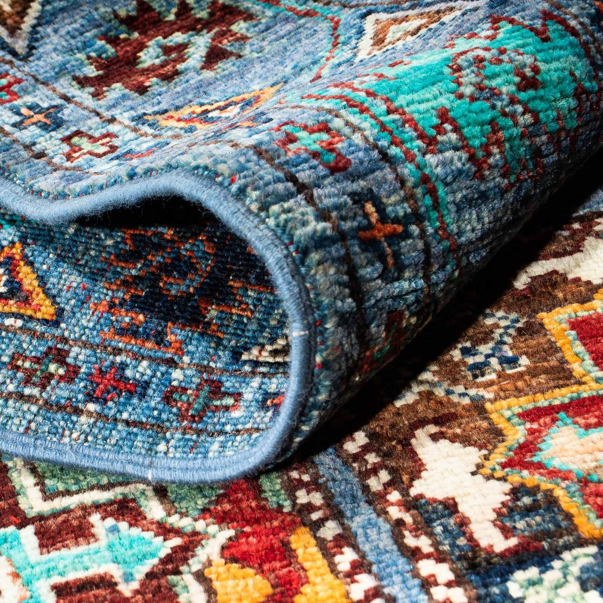 Tapis de couloir Tapis Ziegler - Ariana - 304 x 84 cm - bleu