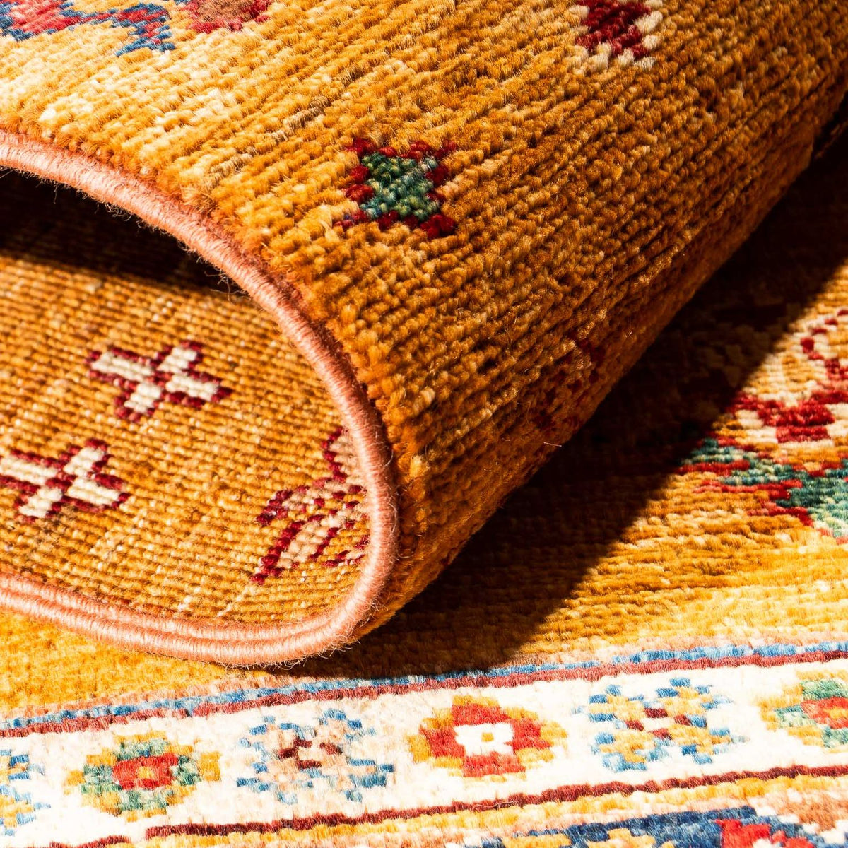 Tapis de couloir Tapis Ziegler - Shal - 215 x 74 cm - orange
