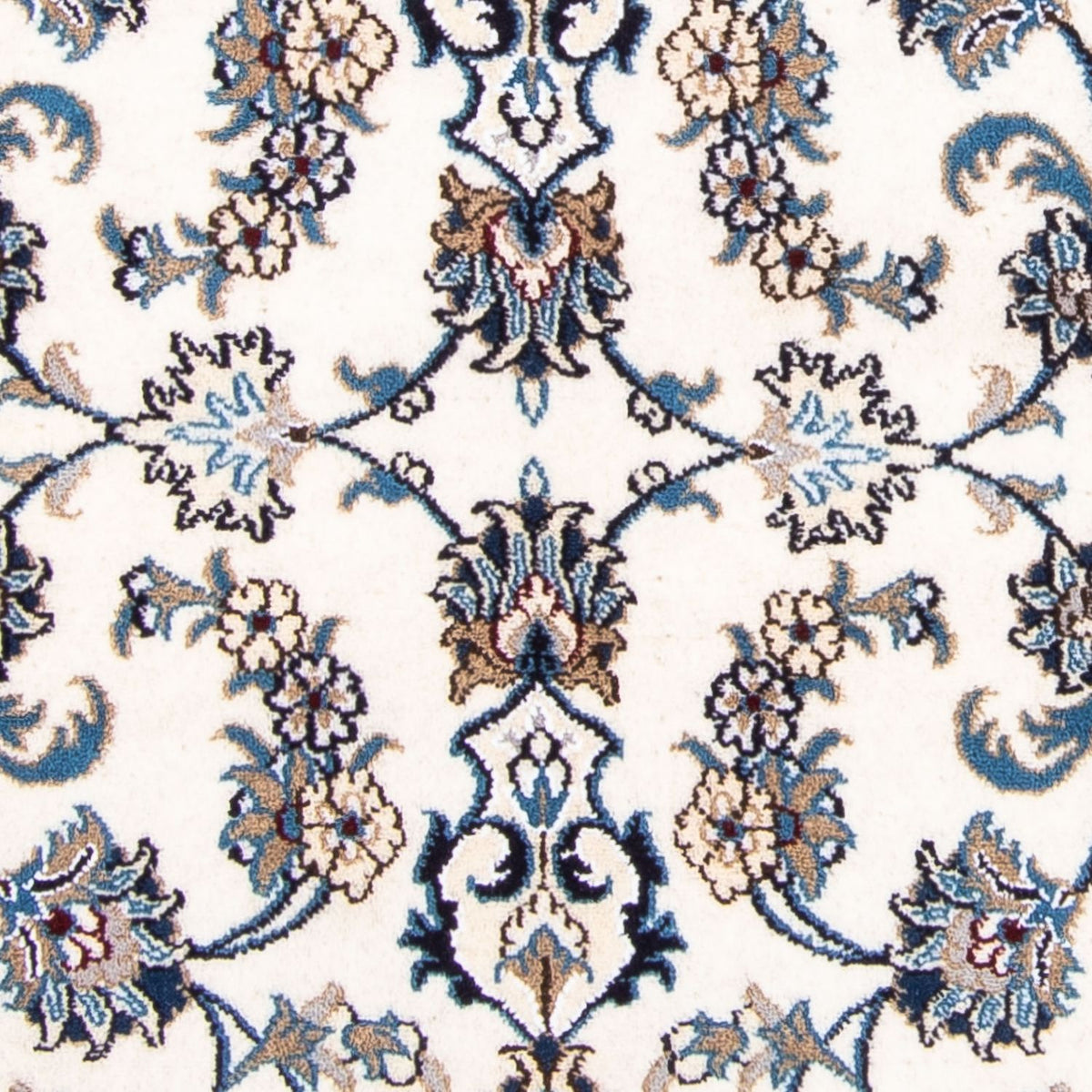 Tapis de couloir Tapis persan - Nain - 202 x 80 cm - beige