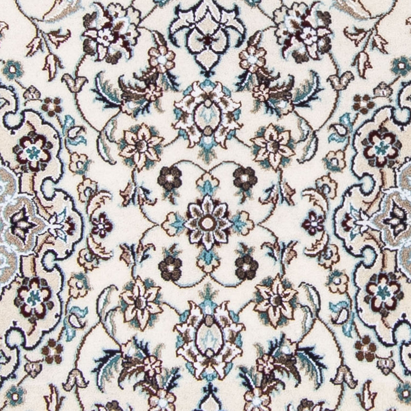 Tapis de couloir Tapis persan - Nain - Royal - 200 x 62 cm - beige