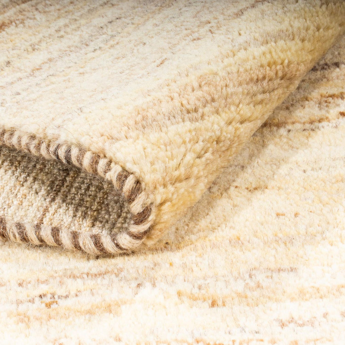 Tapis Gabbeh - Persan - 150 x 92 cm - beige clair