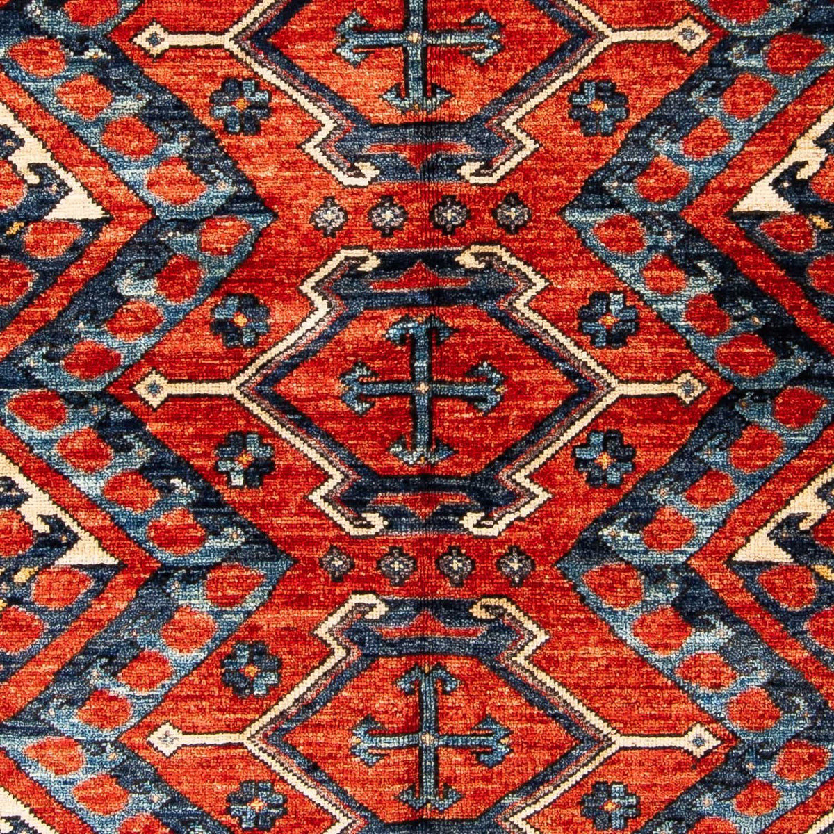 Tapis afghan - 182 x 118 cm - multicolore