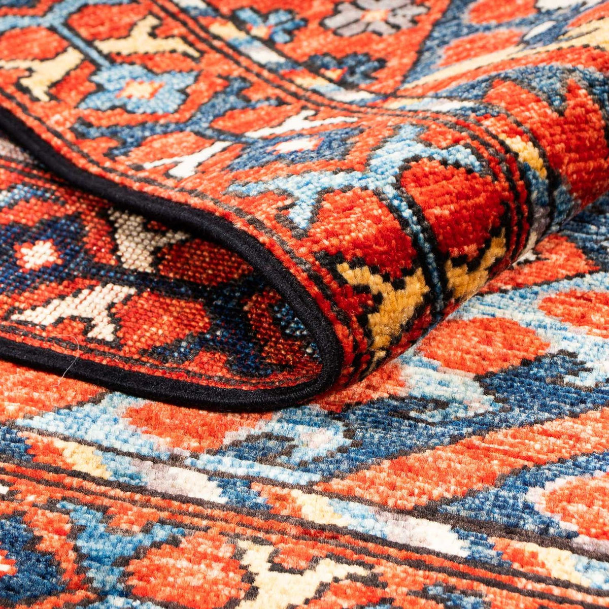 Tapis afghan - 182 x 118 cm - multicolore