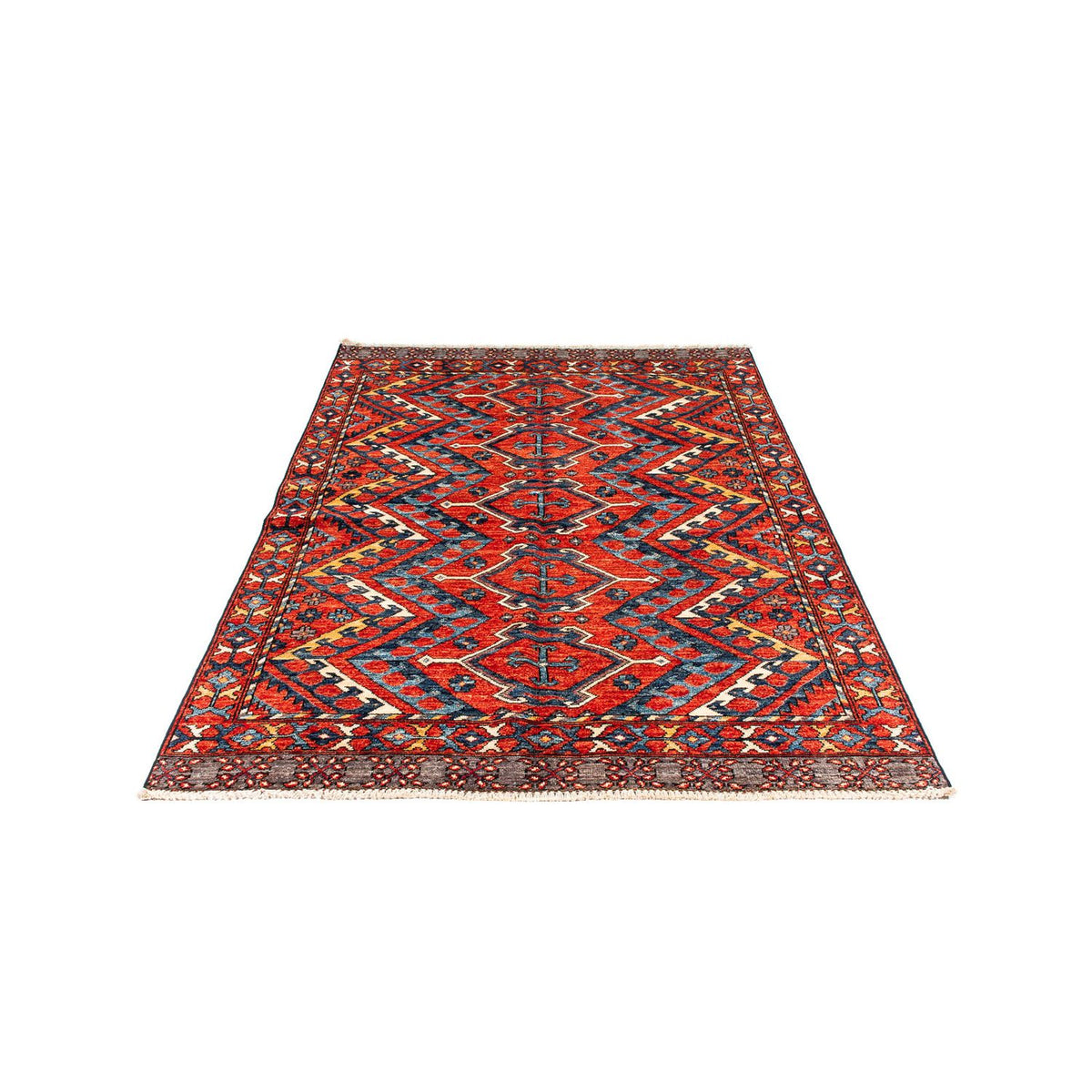 Tapis afghan - 182 x 118 cm - multicolore