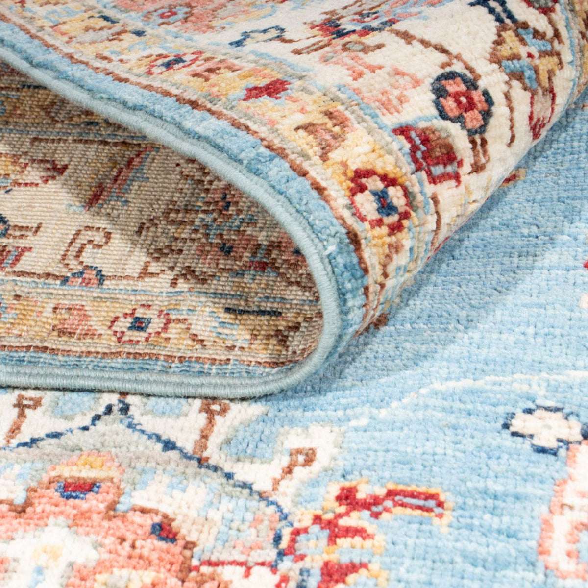 Tapis Ziegler - 186 x 123 cm - bleu clair