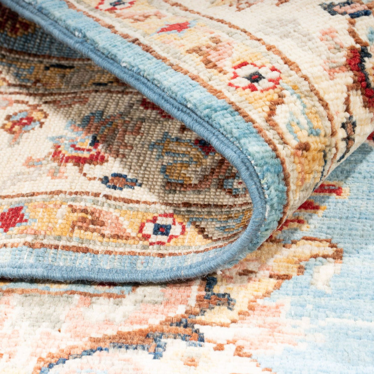 Tapis Ziegler - 161 x 104 cm - bleu clair