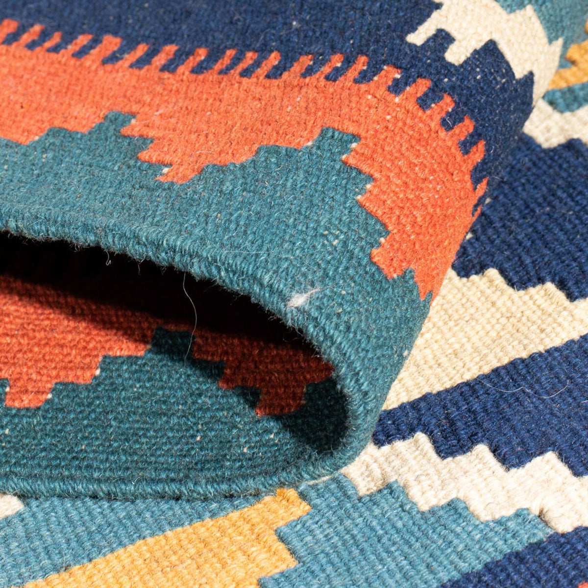 Tapis Kelim - Oriental - 87 x 57 cm - multicolore