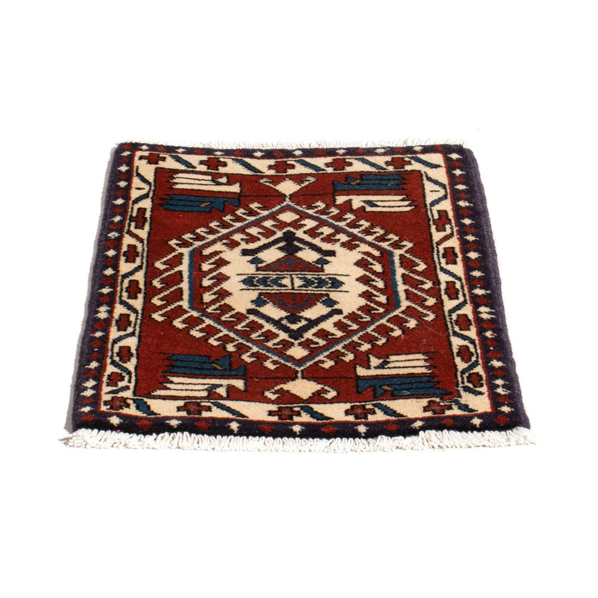Tapis persan - Nomadic - 54 x 40 cm - multicolore