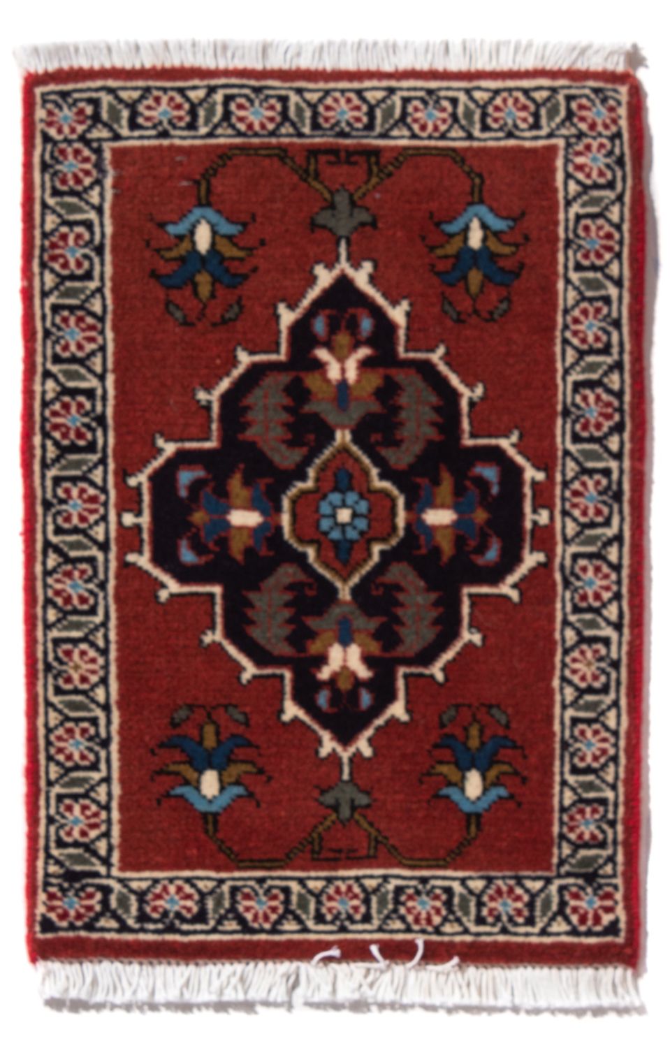 Tapis persan - Nomadic - 54 x 40 cm - multicolore
