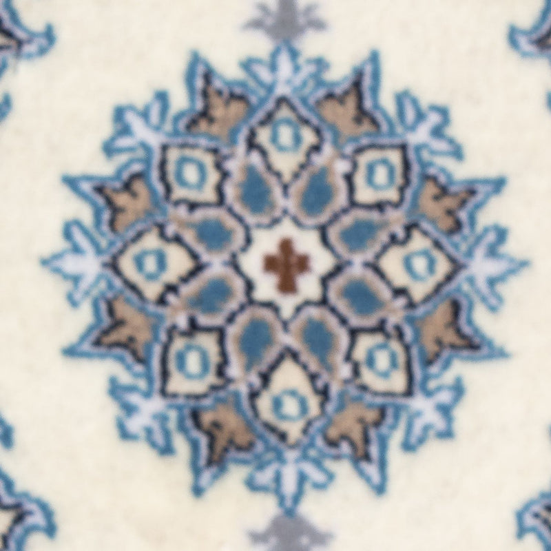 Tapis persan - Nain - 60 x 40 cm - crème