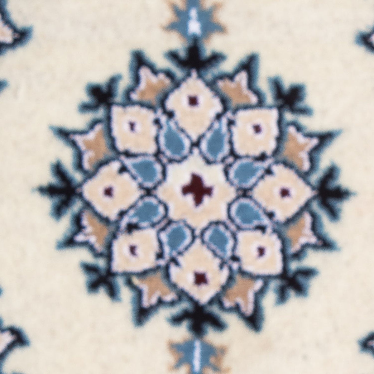 Tapis persan - Nain - 60 x 40 cm - crème