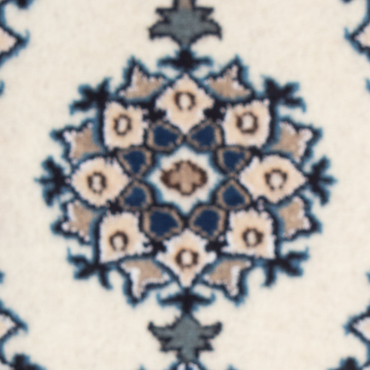 Tapis persan - Nain - 60 x 40 cm - crème