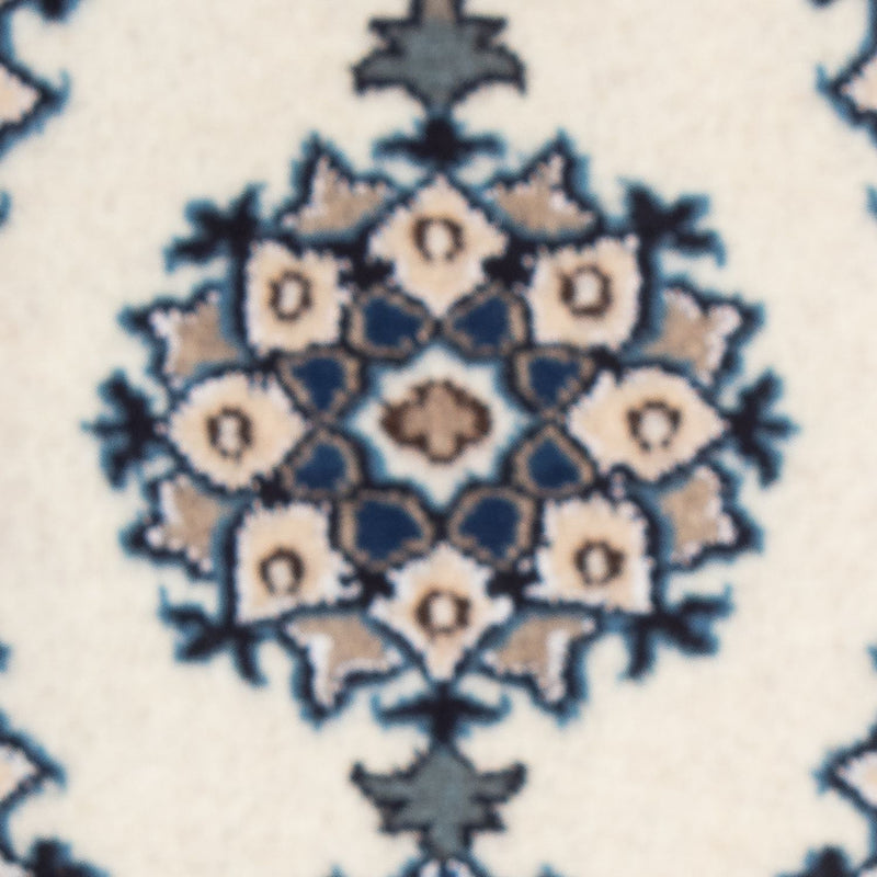 Tapis persan - Nain - 60 x 40 cm - crème