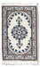 Tapis persan - Nain - 60 x 40 cm - crème