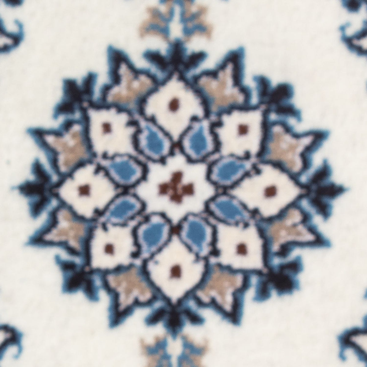 Tapis persan - Nain - 60 x 40 cm - bleu clair