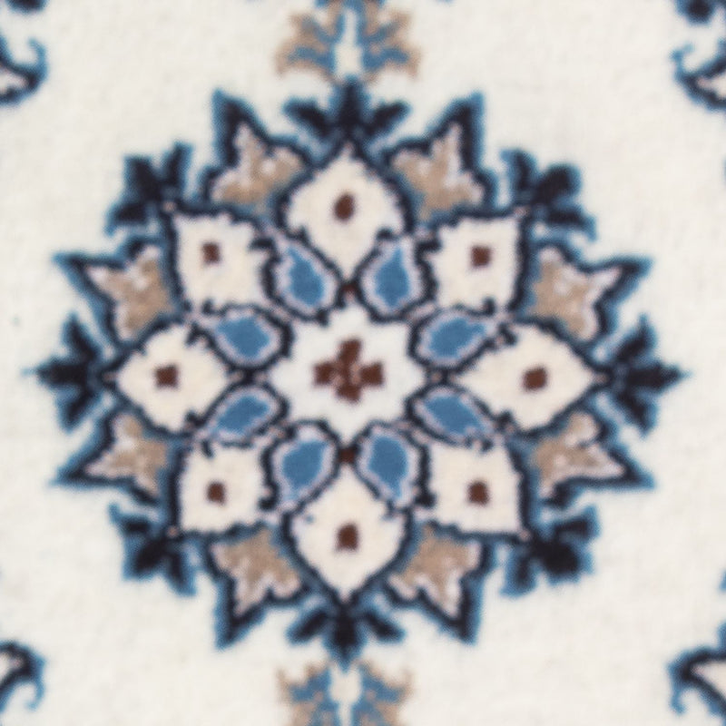 Tapis persan - Nain - 60 x 40 cm - bleu clair