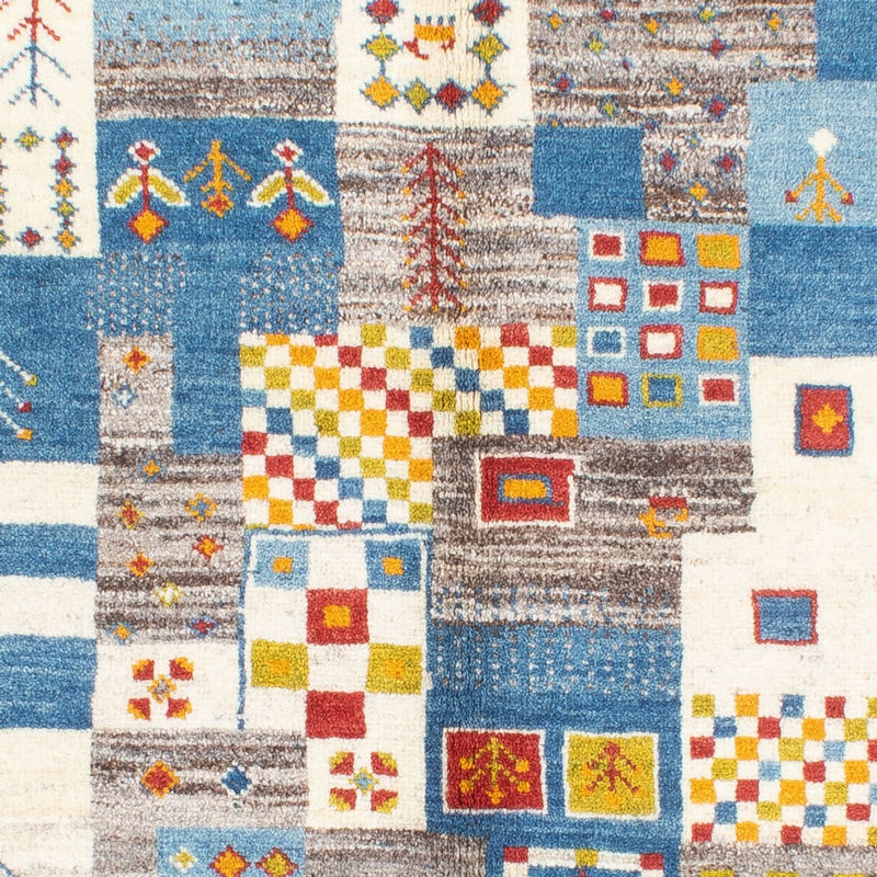 Tapis Gabbeh - Persan - 204 x 151 cm - bleu