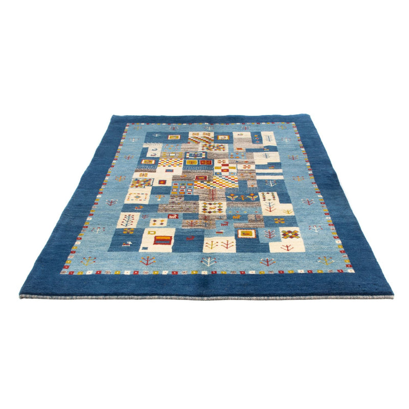 Tapis Gabbeh - Persan - 204 x 151 cm - bleu
