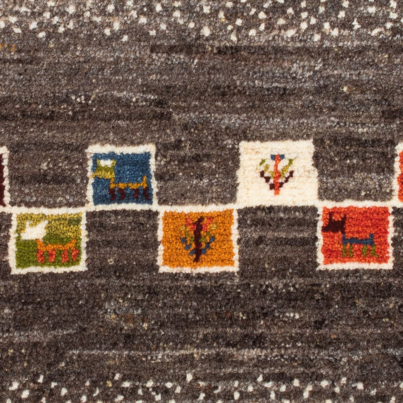 Tapis Gabbeh - Persan - 92 x 63 cm - multicolore