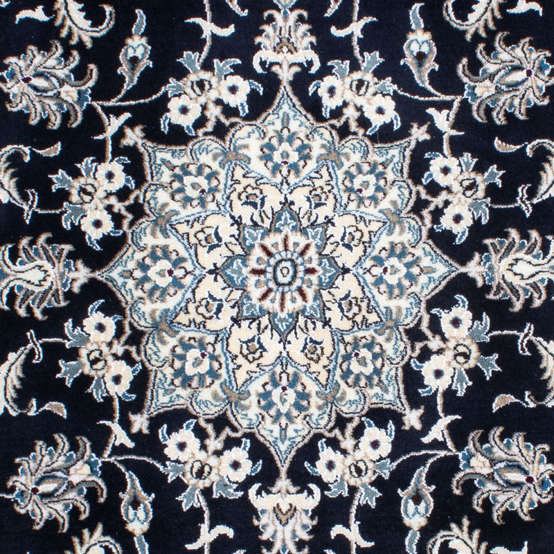 Tapis persan - Nain - 236 x 168 cm - bleu foncé