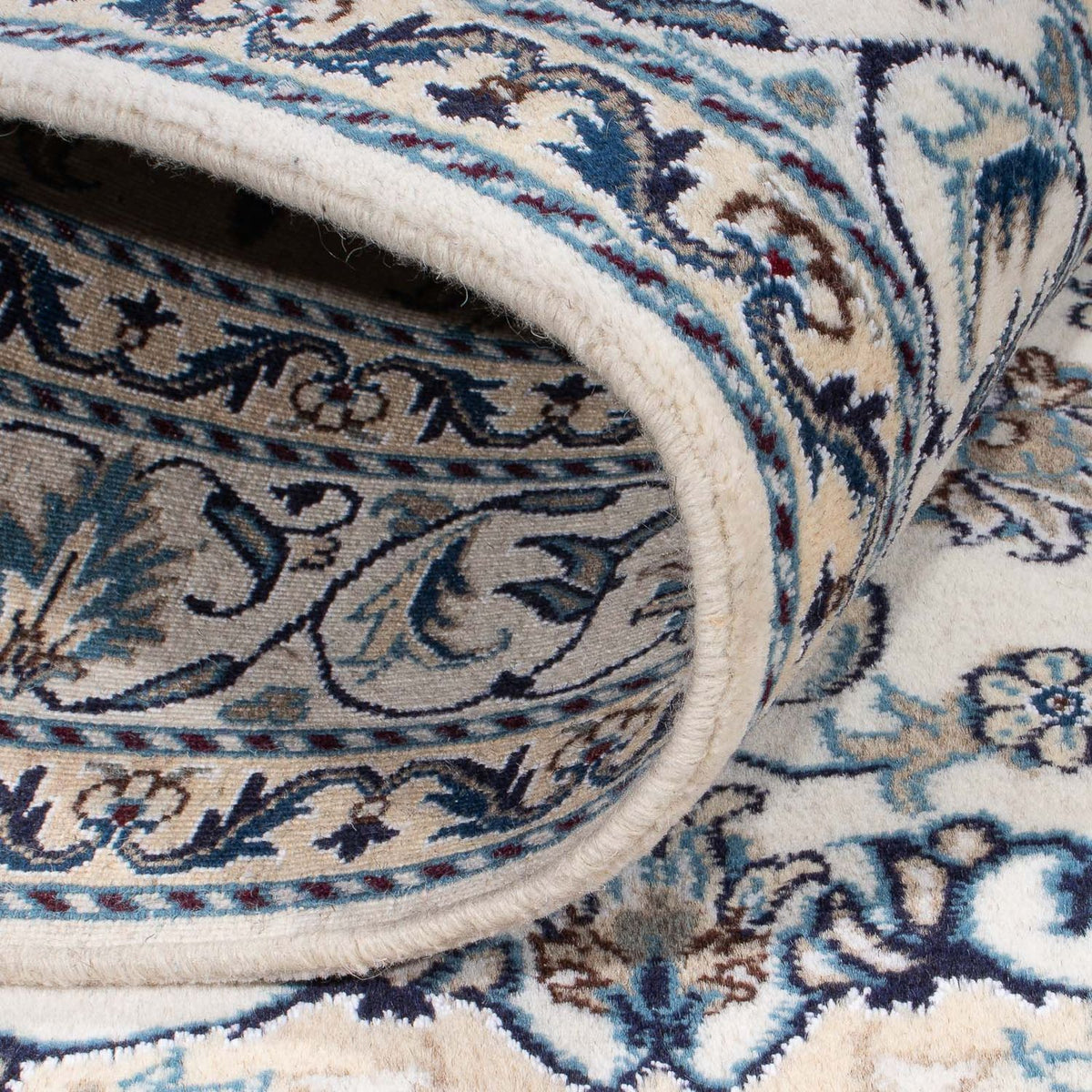 Tapis persan - Nain - 198 x 149 cm - beige
