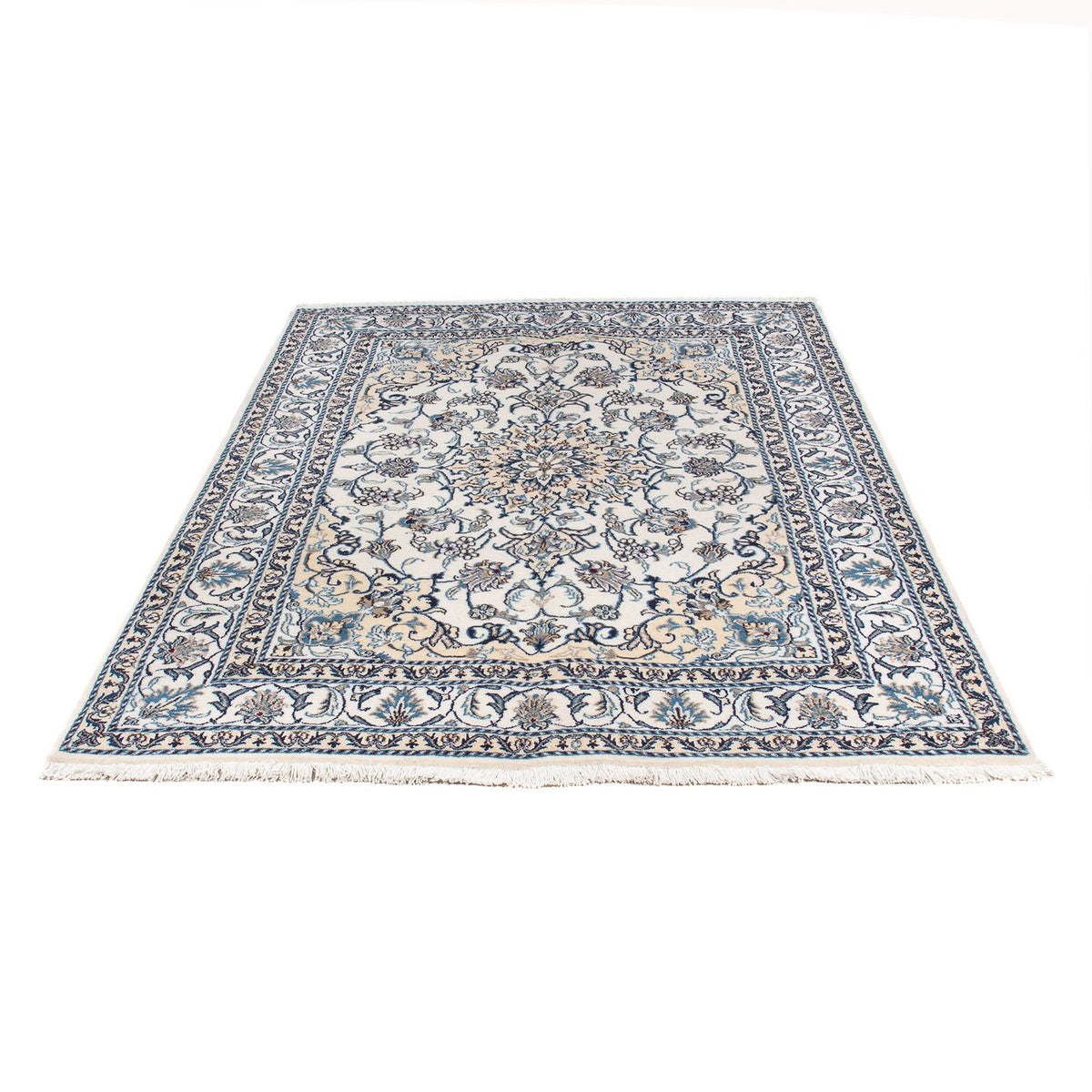 Tapis persan - Nain - 198 x 149 cm - beige