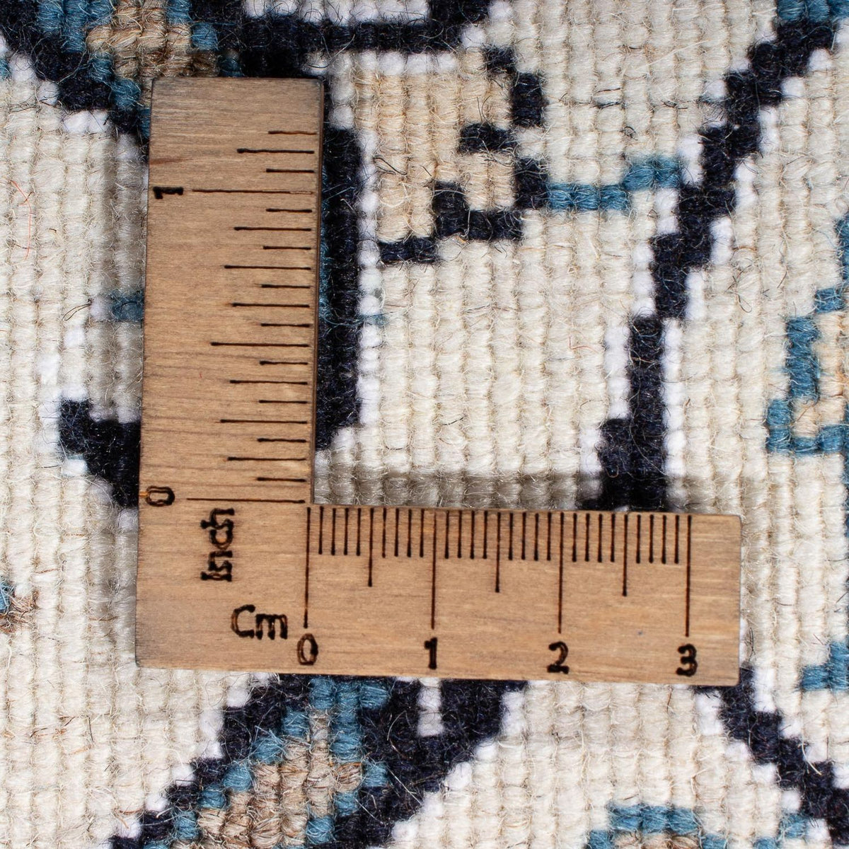 Tapis persan - Nain - 197 x 150 cm - beige