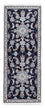 Tapis de couloir Tapis persan - Nain - 196 x 76 cm - bleu foncé