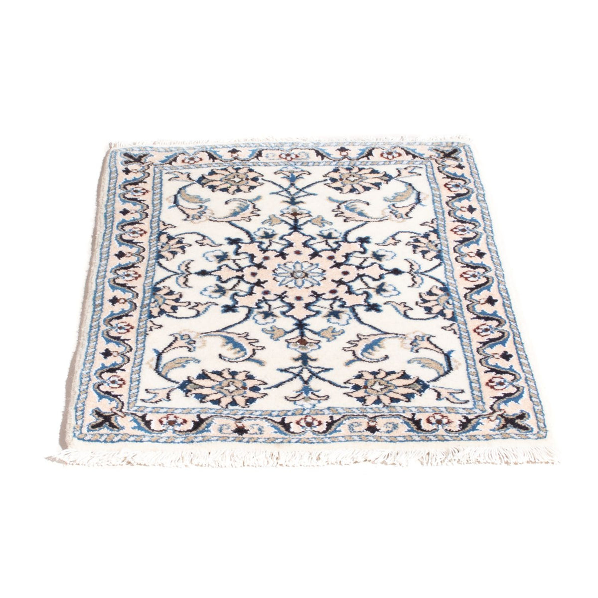Tapis persan - Nain - 90 x 60 cm - crème