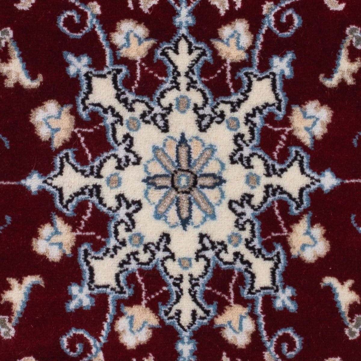 Tapis persan - Nain - 90 x 60 cm - rouge