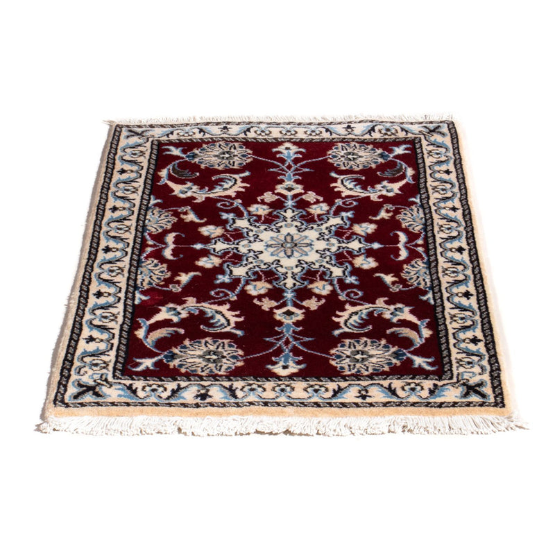 Tapis persan - Nain - 90 x 60 cm - rouge
