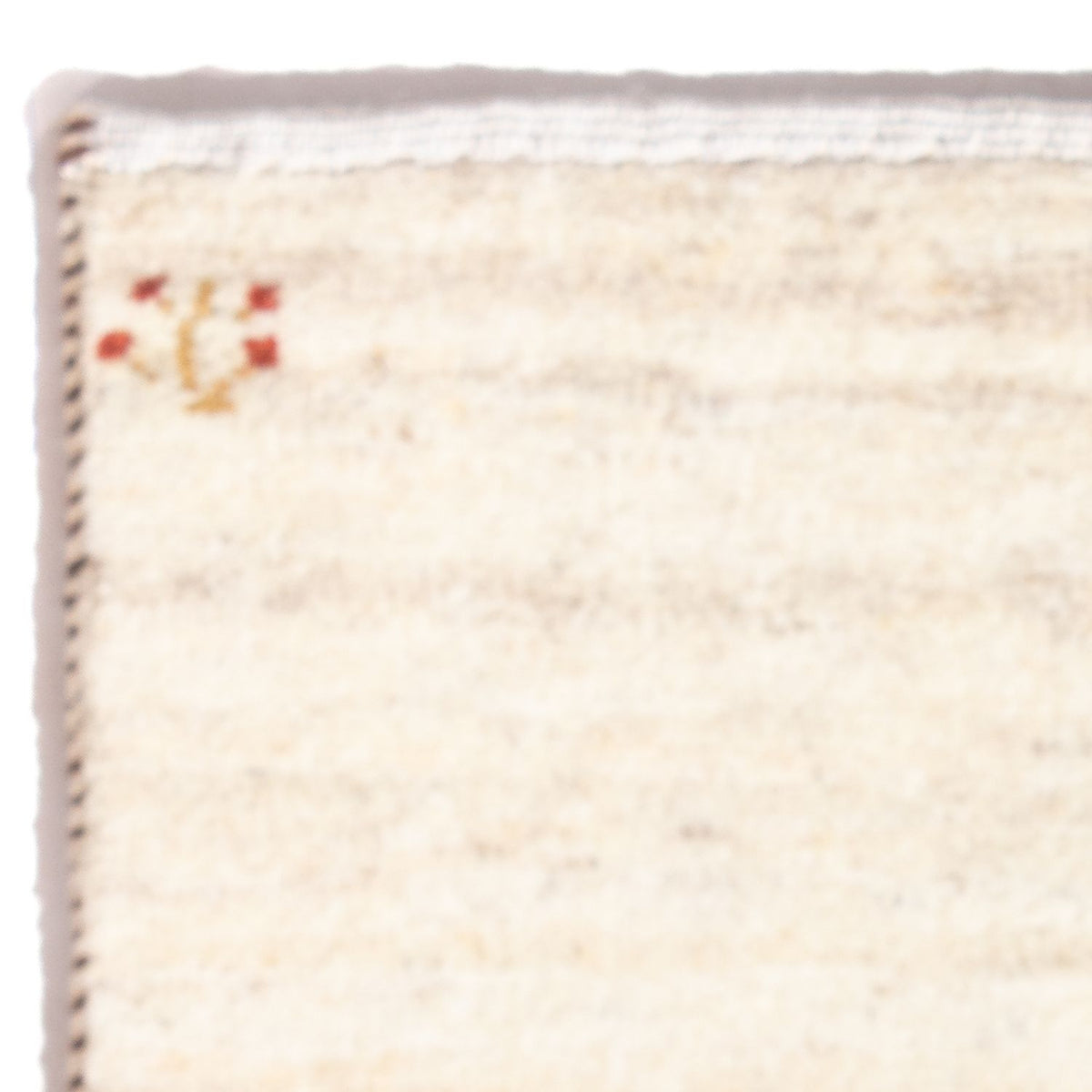 Tapis Gabbeh - Persan - 60 x 40 cm - crème
