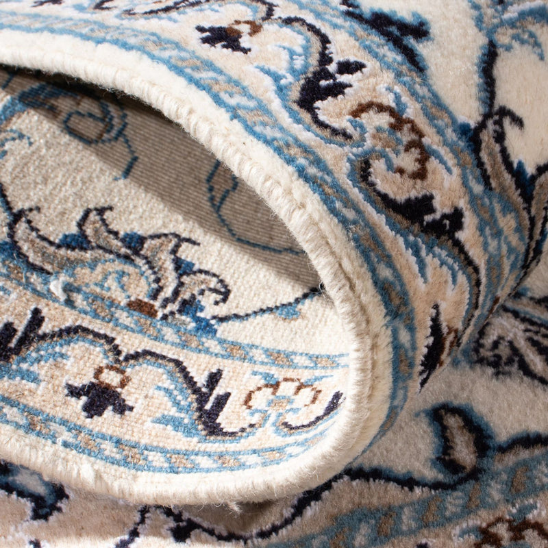 Tapis persan - Nain - 139 x 88 cm - crème