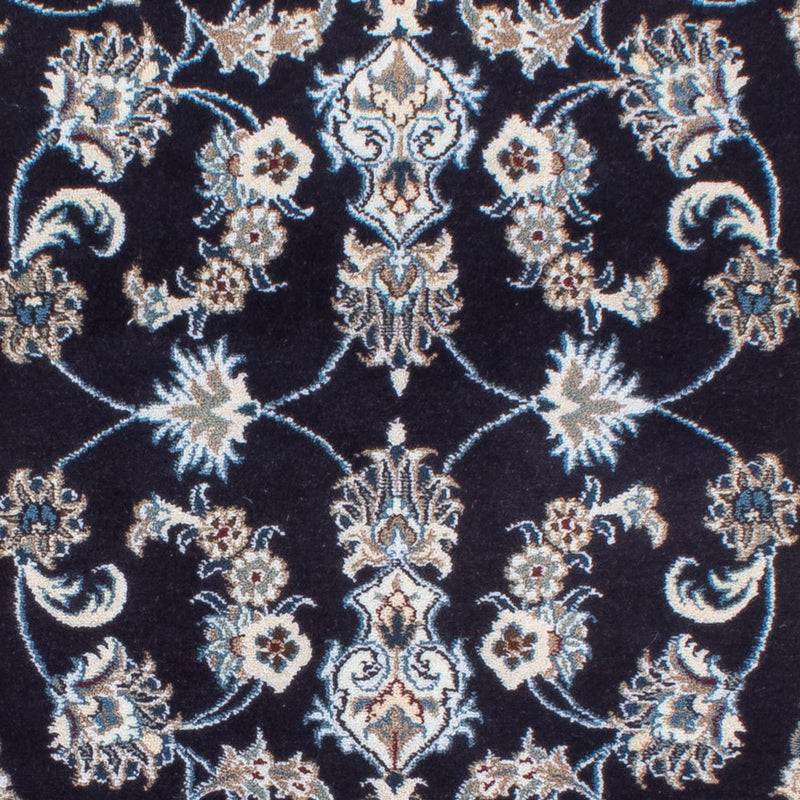 Tapis de couloir Tapis persan - Nain - 200 x 79 cm - bleu foncé