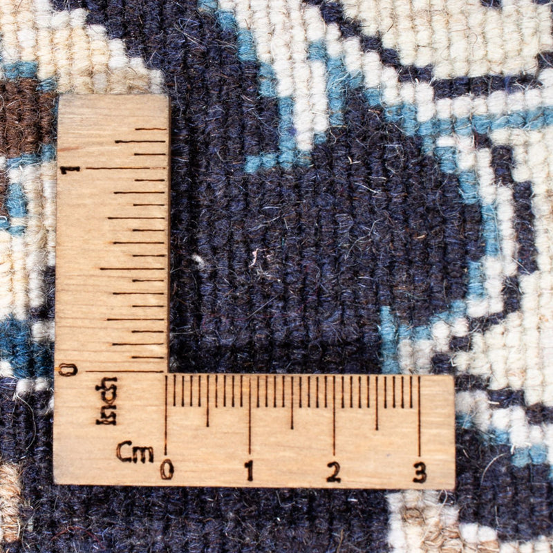 Tapis de couloir Tapis persan - Nain - 200 x 79 cm - bleu foncé