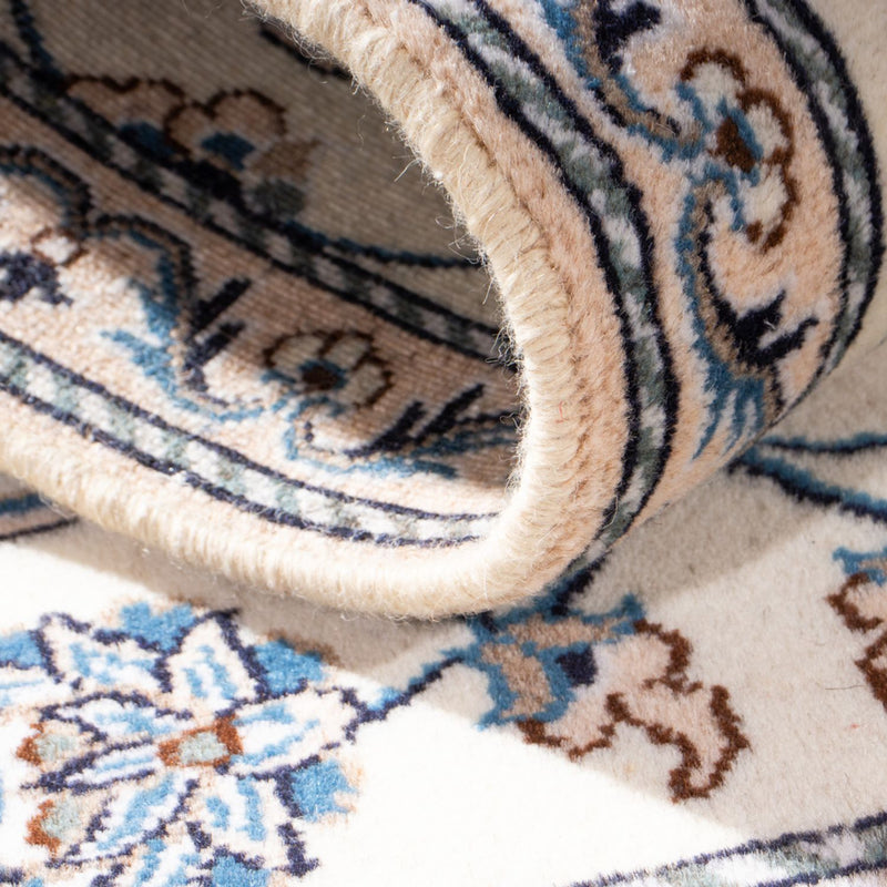 Tapis persan - Nain - 137 x 68 cm - crème