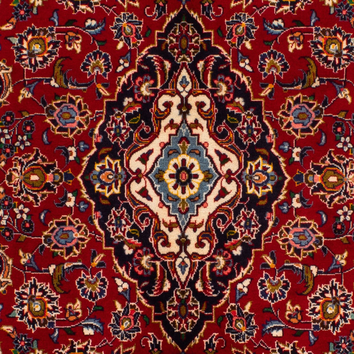 Tapis persan - Keshan - 214 x 142 cm - rouge