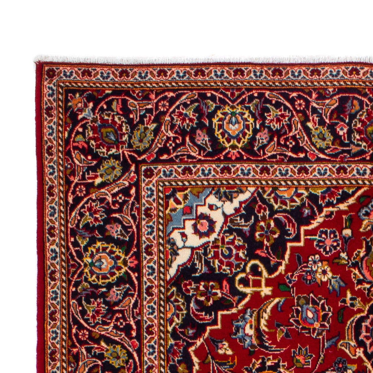 Tapis persan - Keshan - 214 x 142 cm - rouge