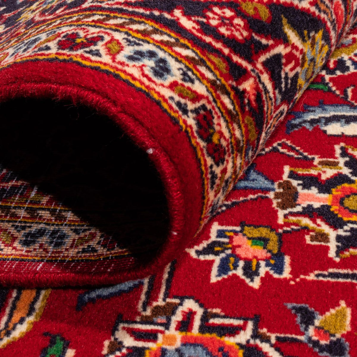 Tapis persan - Keshan - 214 x 142 cm - rouge