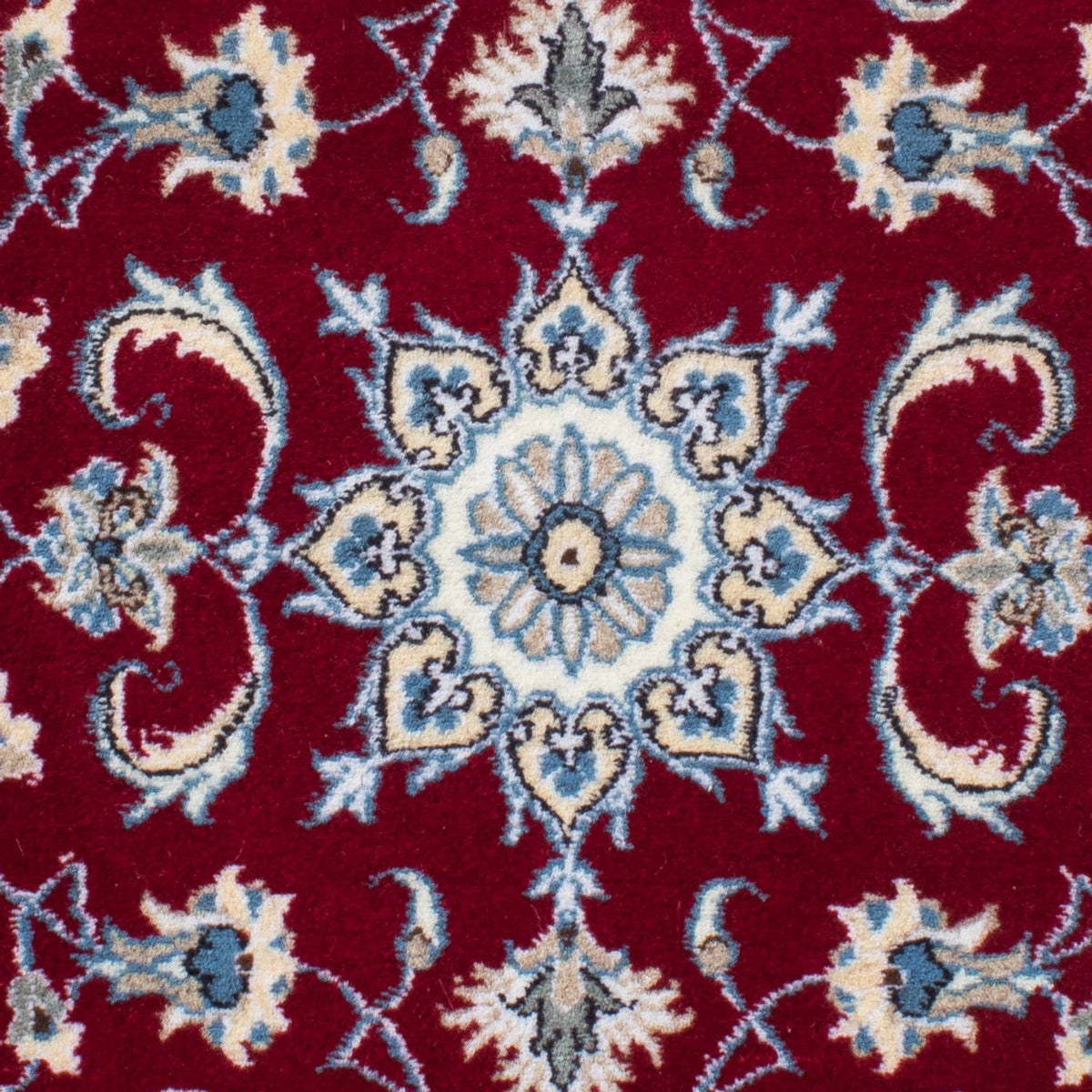 Tapis persan - Nain - 136 x 66 cm - rouge