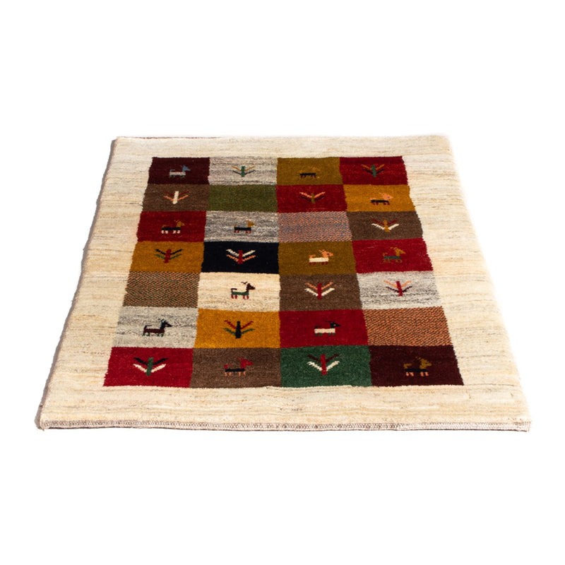 Tapis Gabbeh - Persan - 116 x 78 cm - multicolore