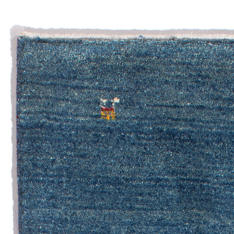 Tapis Gabbeh - Persan - 140 x 69 cm - bleu de mer