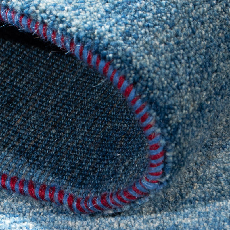 Tapis Gabbeh - Persan - 140 x 69 cm - bleu de mer