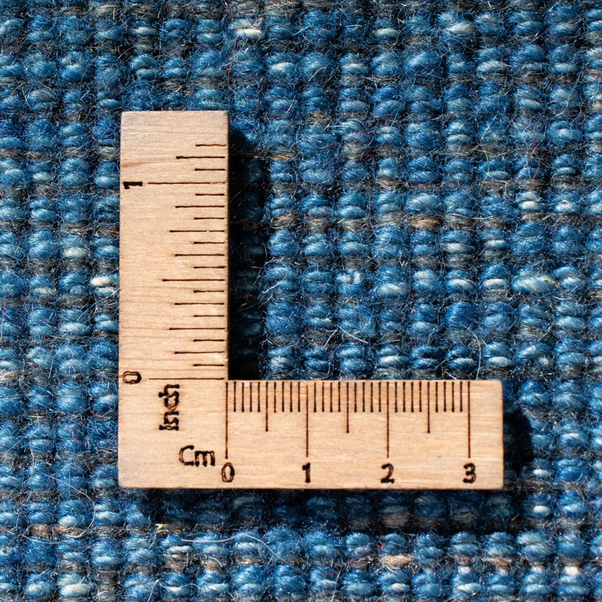 Tapis Gabbeh - Persan - 140 x 69 cm - bleu de mer