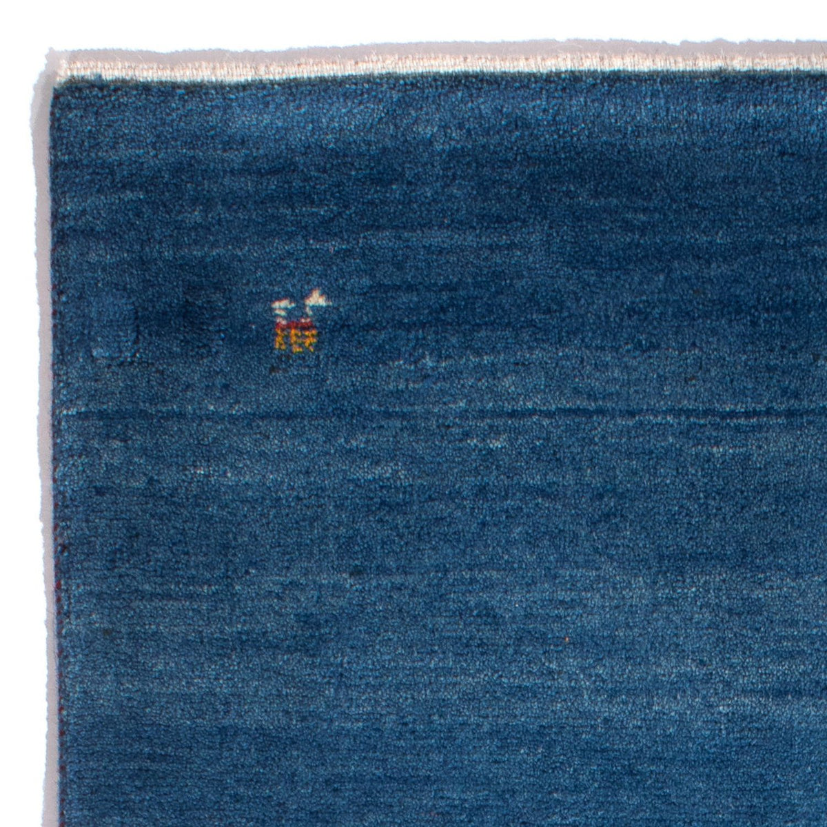 Tapis Gabbeh - Persan - 142 x 69 cm - bleu foncé